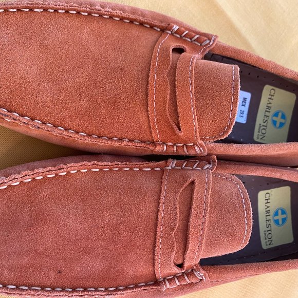 SOLD Charleston Shoe Company Men's Leather Moccasins NWOT - Picture 10 of 12